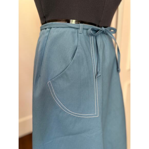 Vintage 70s Plus Size Wrap Skirt Original Tags Boho Groovy Hippie Summer NWT - Picture 6 of 11